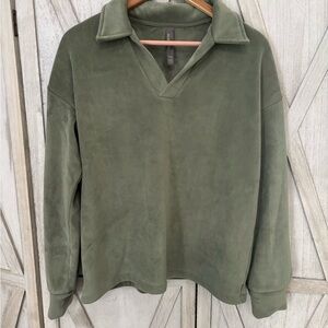 Sage Green Corduroy Top